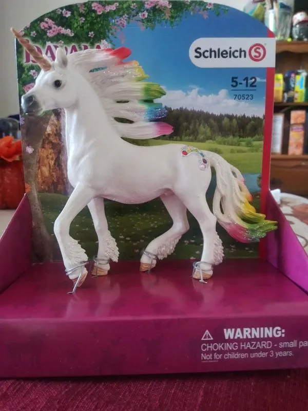 Schleich 70523 Rainbow Unicorn Stallion Figure