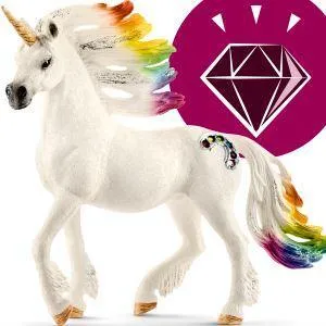 Schleich 70523 Rainbow Unicorn Stallion Figure