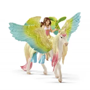 Schleich 70566 Fairy Surah With Glitter Pegasus Figure