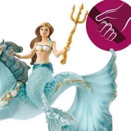 Schleich 70594 Mermaid Eyela On Underwater Horse Figure