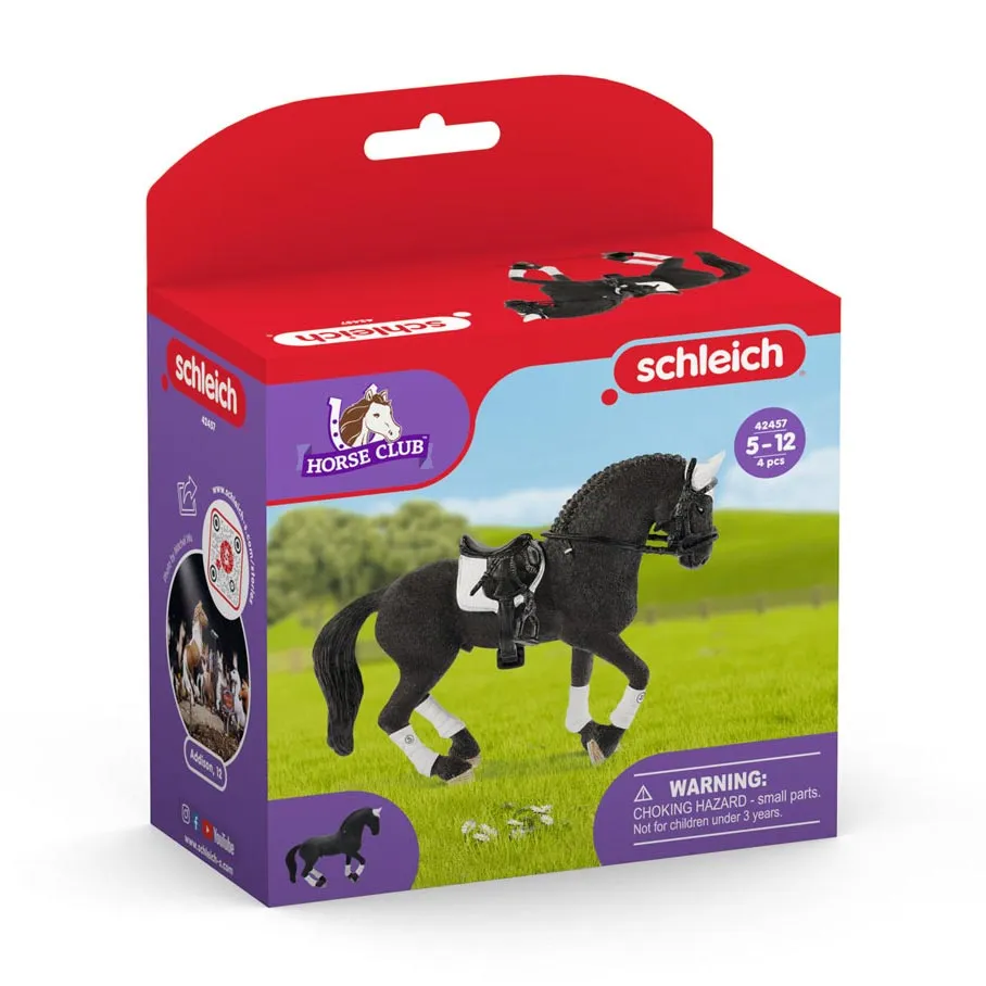 Schleich Horse Club Frisian Stallion Riding Tournament Set