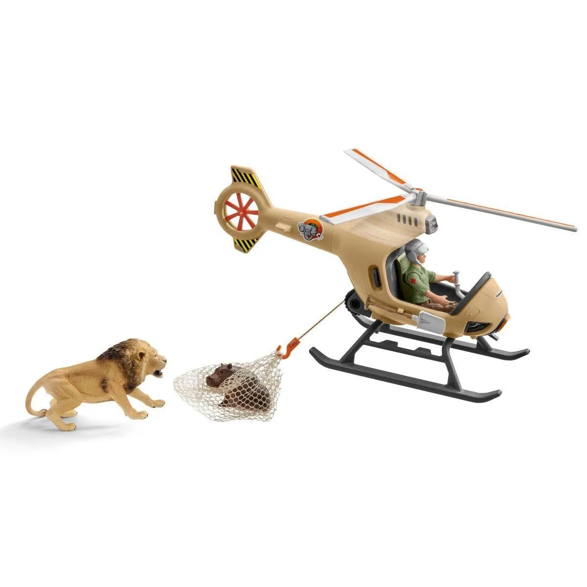 SCHLEICH WILD LIFE 42476 Animal Rescue Helicopter