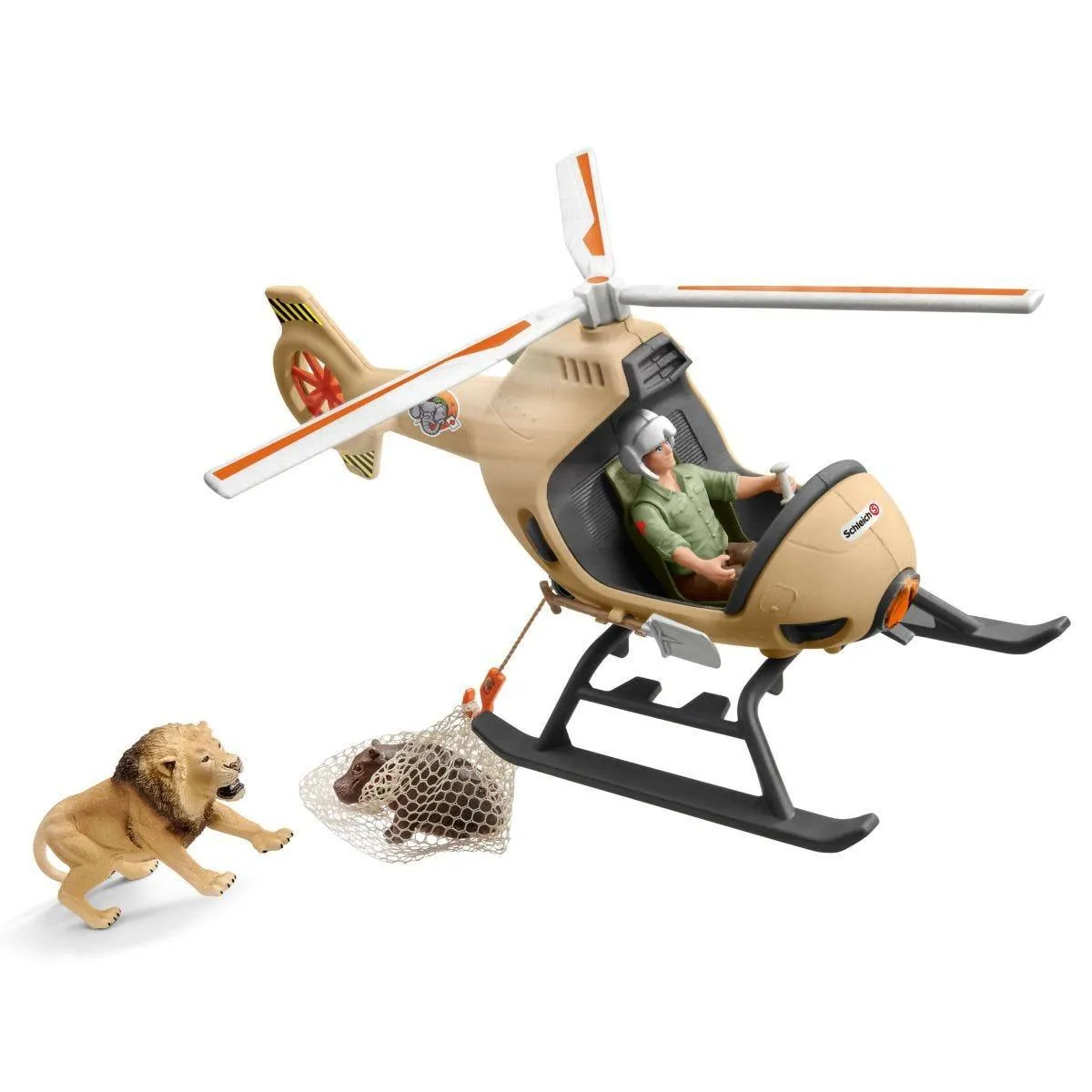 SCHLEICH WILD LIFE 42476 Animal Rescue Helicopter