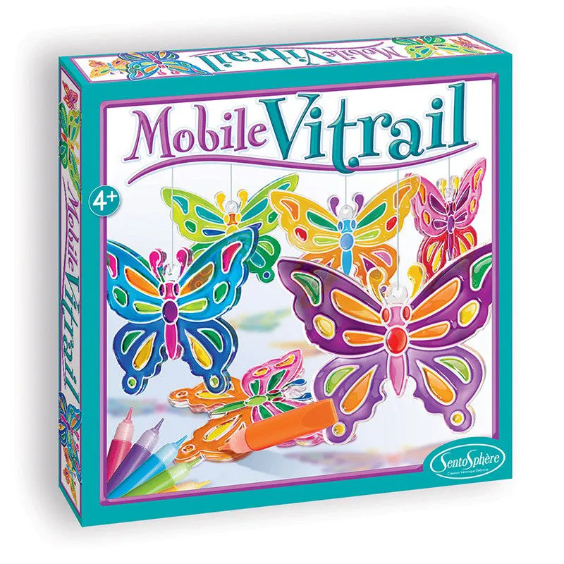 Sentosphère Mobile Vitrail - Papillons - 2017