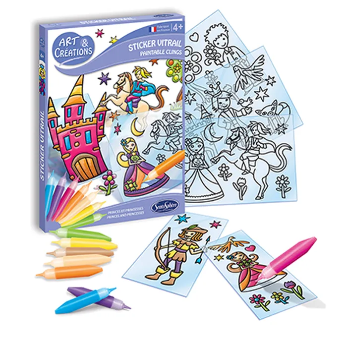 Sentosphère Stickers Vitrail Petits Princes