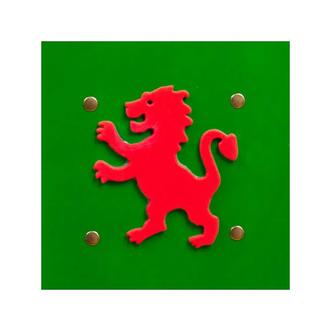 Shield Kamelot Green Lion