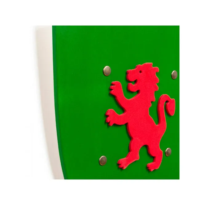 Shield Kamelot Green Lion