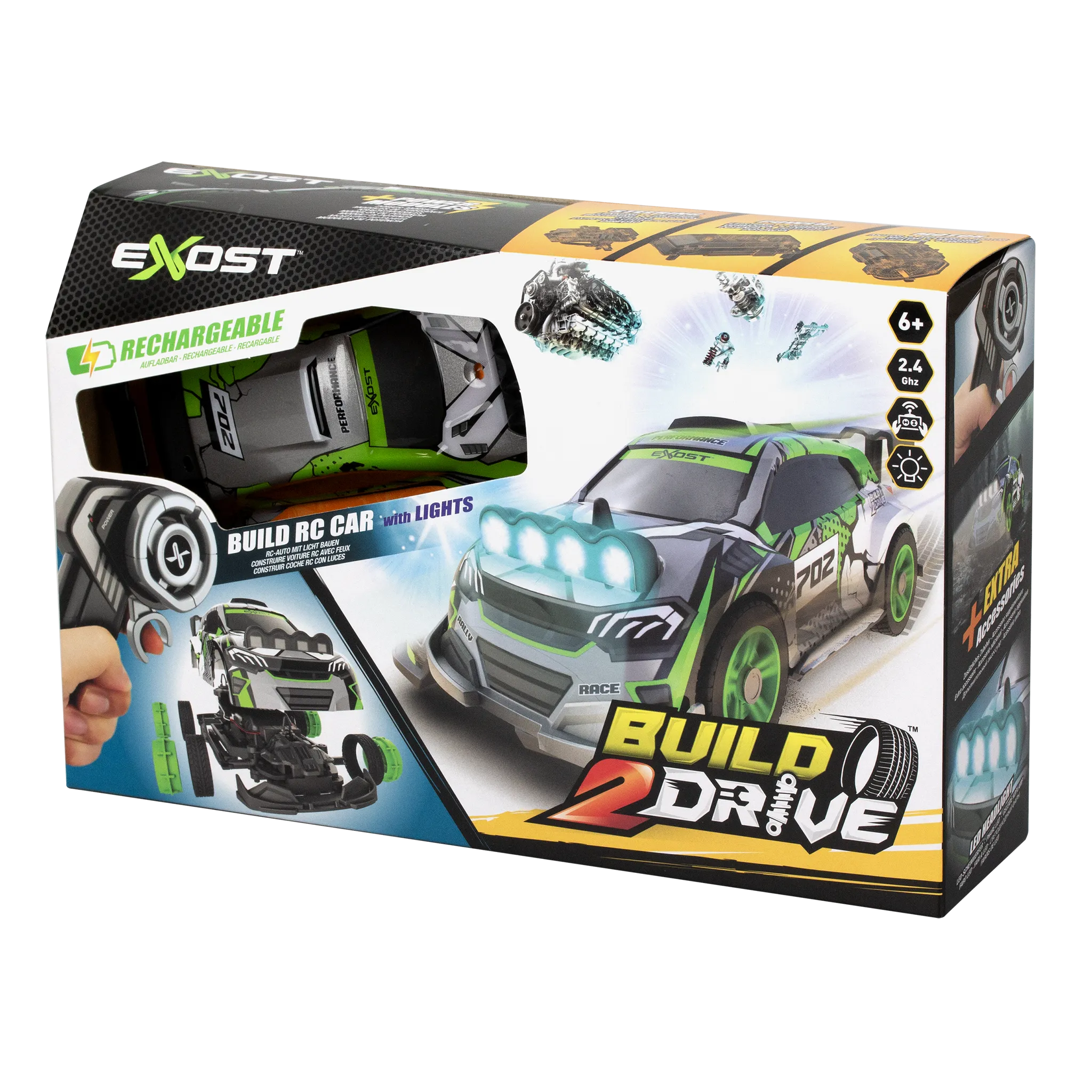 Silverlit Exost Build 2 Drive - Rally Spotlights
