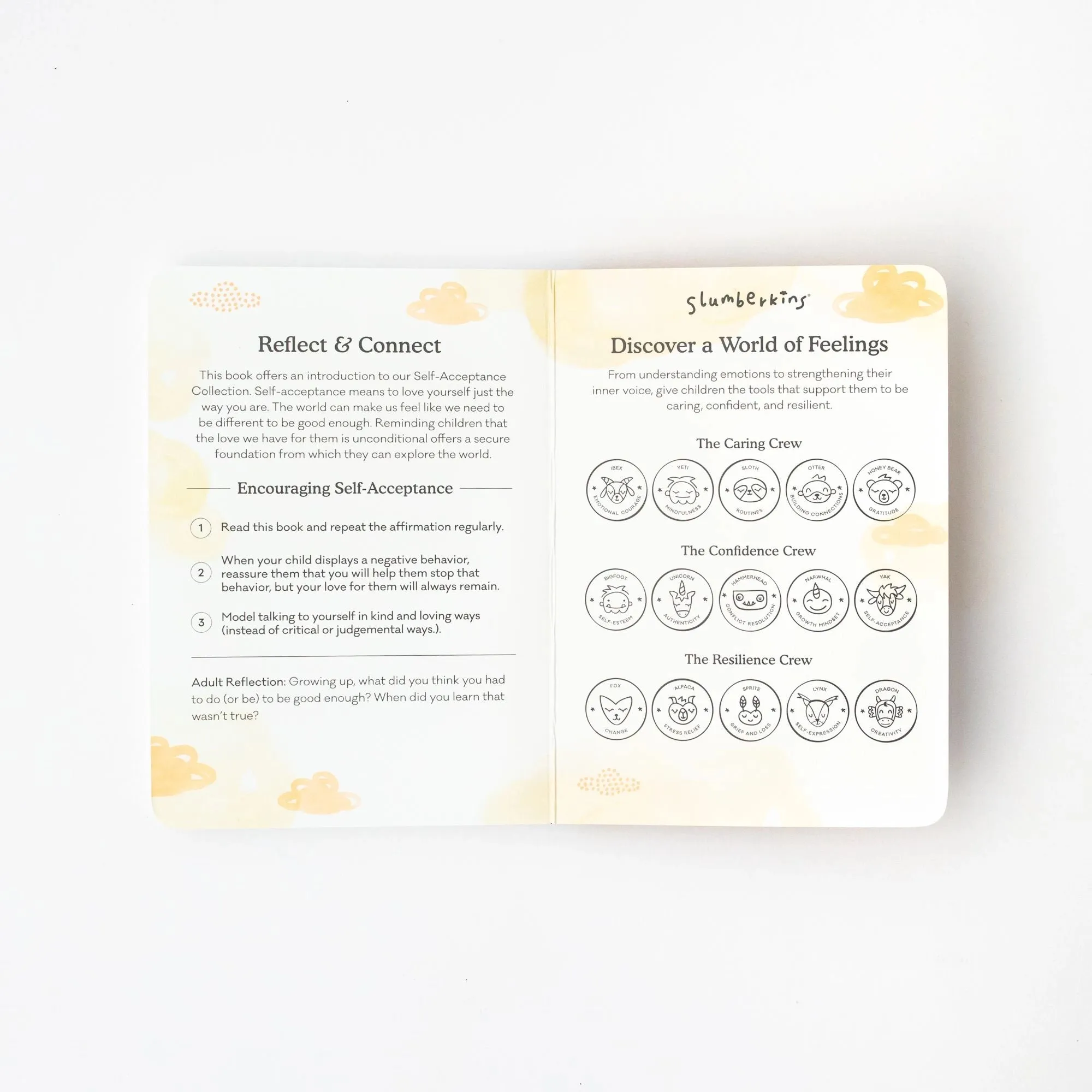 Slumberkins Yak Kin   Lesson Book On Self Acceptance Odin Parker
