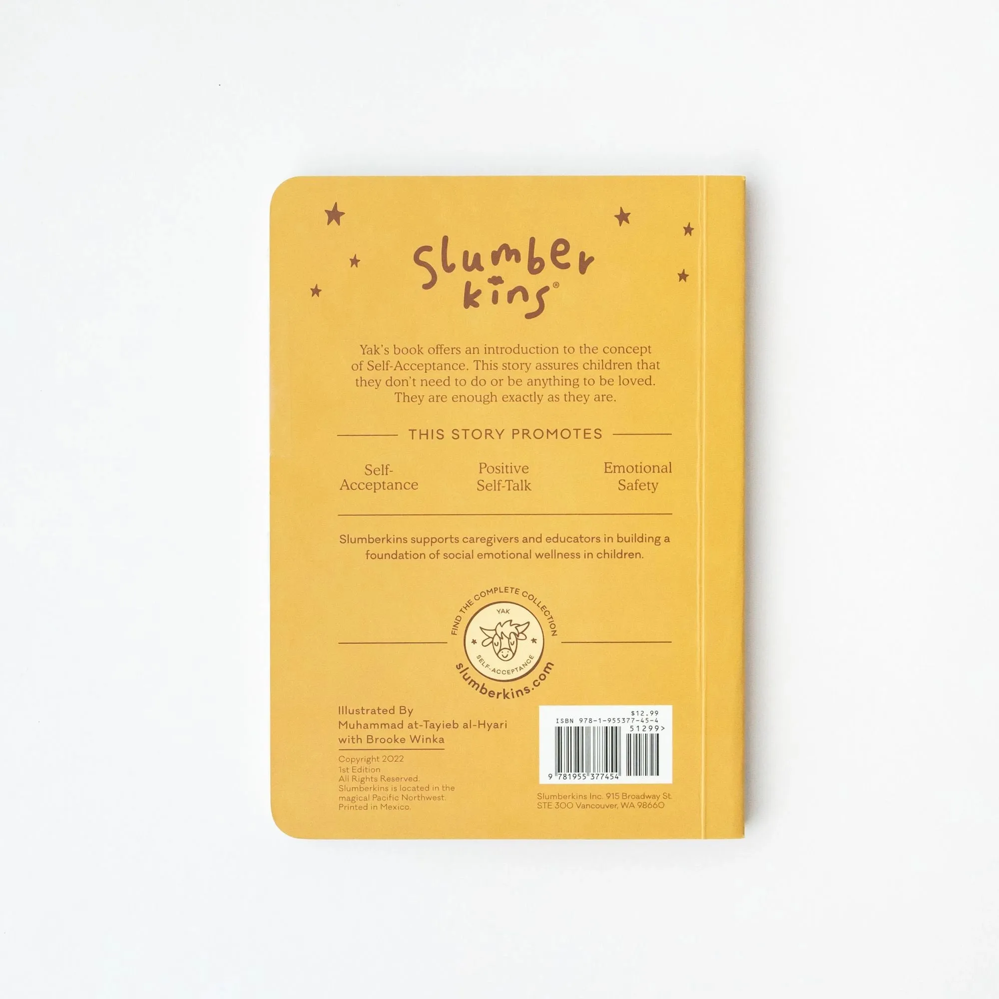 Slumberkins Yak Kin   Lesson Book On Self Acceptance Odin Parker