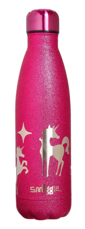 SMIGGLE Believe Glitter Stainless Steel Drink Bottle