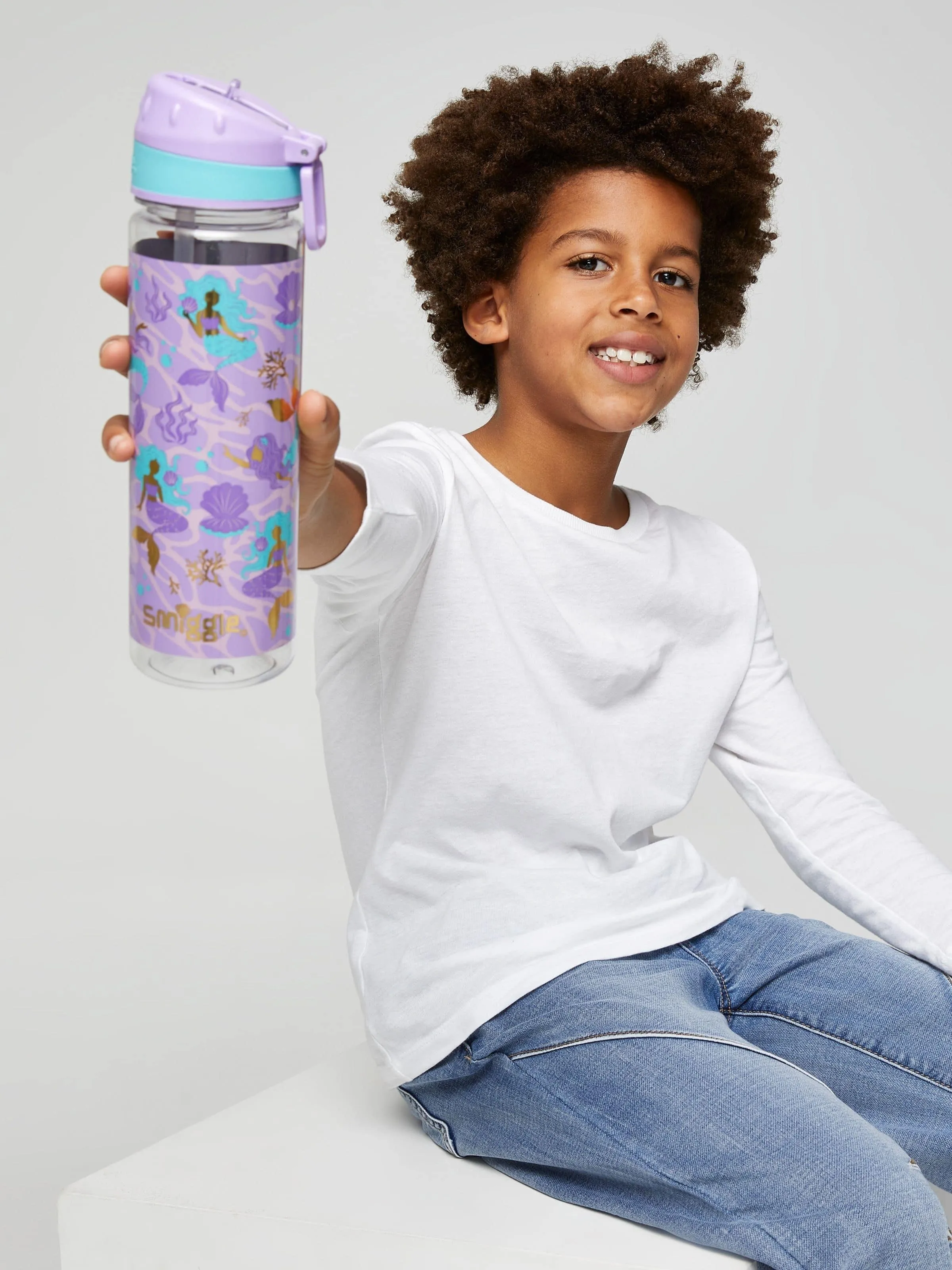 SMIGGLE Drift Plastic Drink Up Bottle 650Ml - Lilac