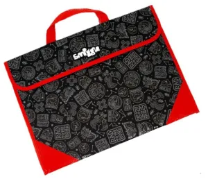 SMIGGLE Express Book Bag - Black/Red