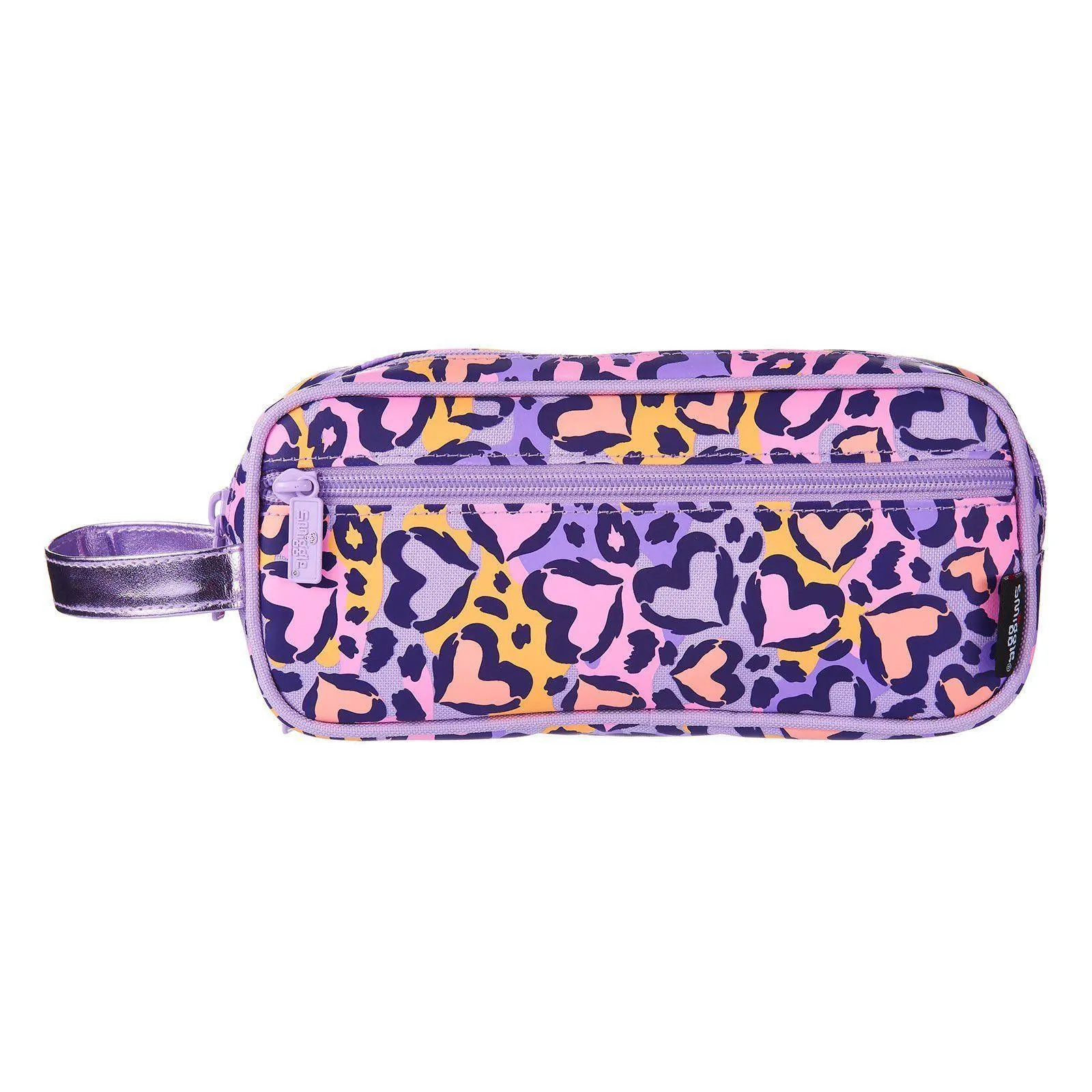 SMIGGLE Flow 3 In 1 Pencil Case - Lilac/Orange