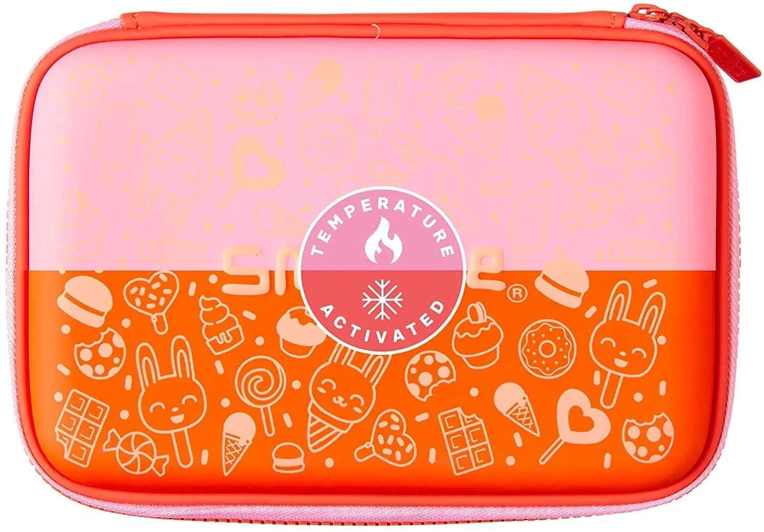 SMIGGLE Pencil Case Colour Change - Coral