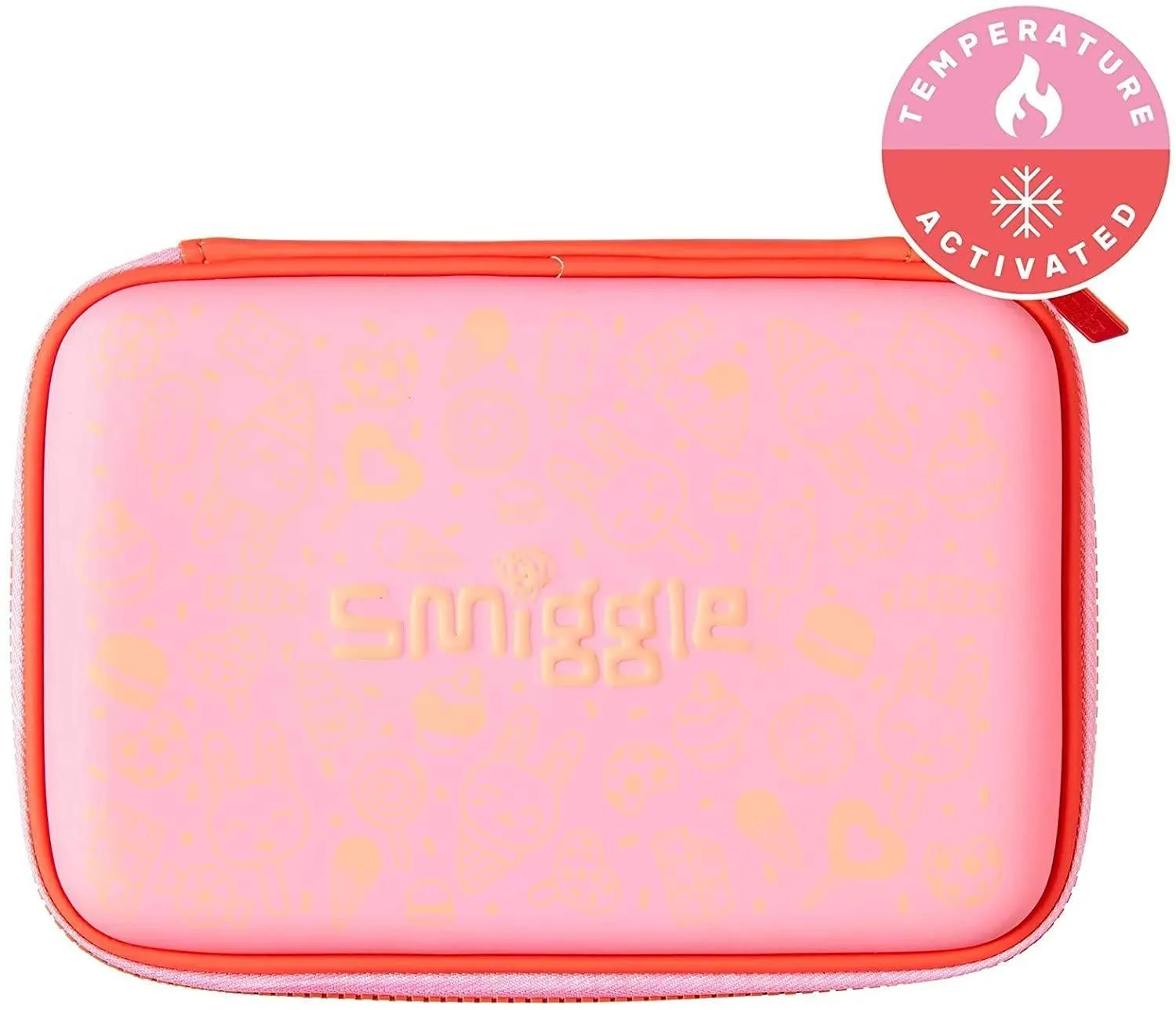 SMIGGLE Pencil Case Colour Change - Coral