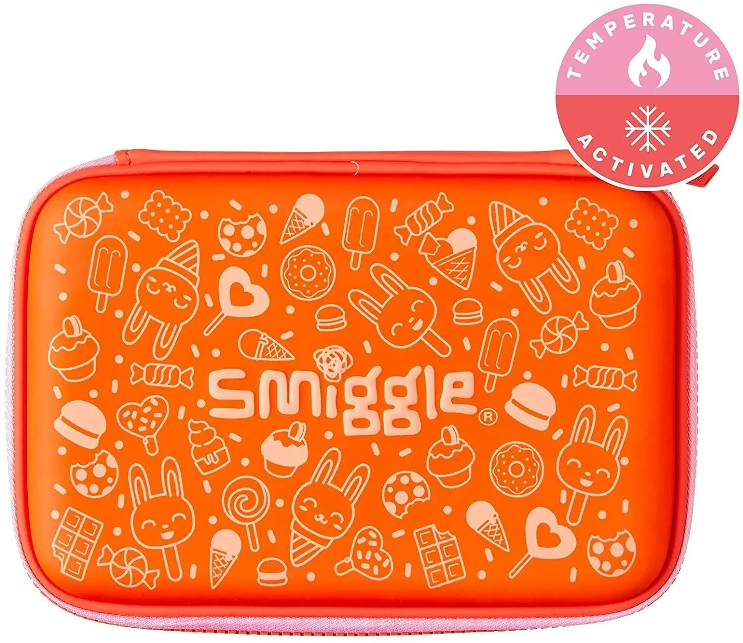 SMIGGLE Pencil Case Colour Change - Coral