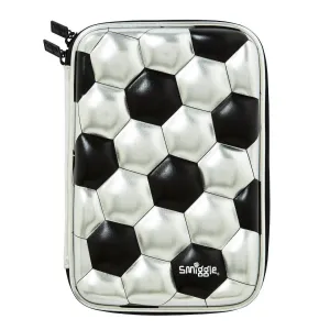 SMIGGLE Striker Hardtop Pencil Case - Silver