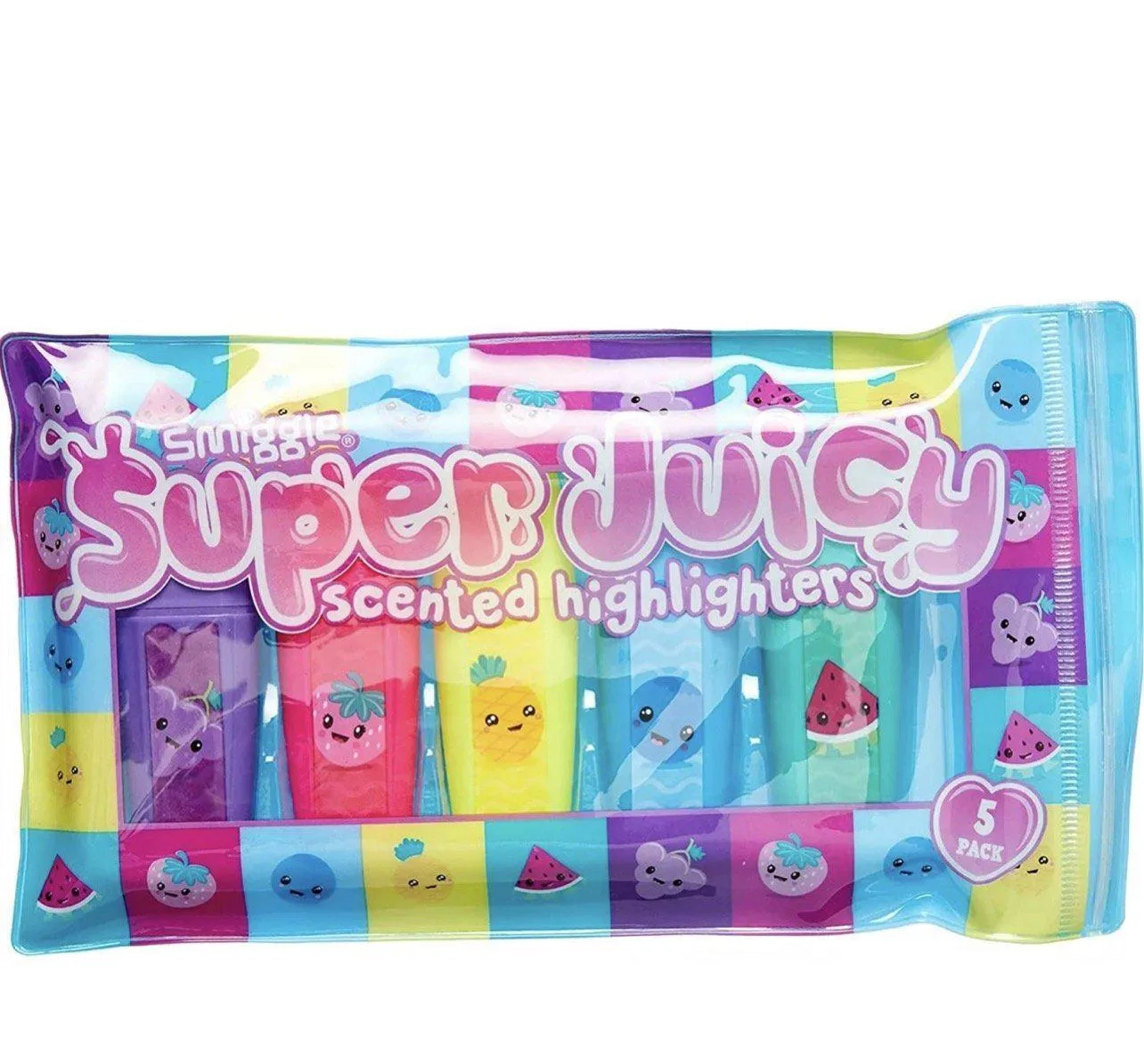 SMIGGLE Super Juicy Scented Highlighters 5 Pack