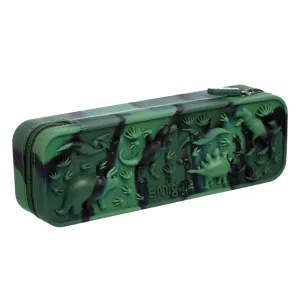 SMIGGLE Swirl Silicone Pencil Case - Khaki