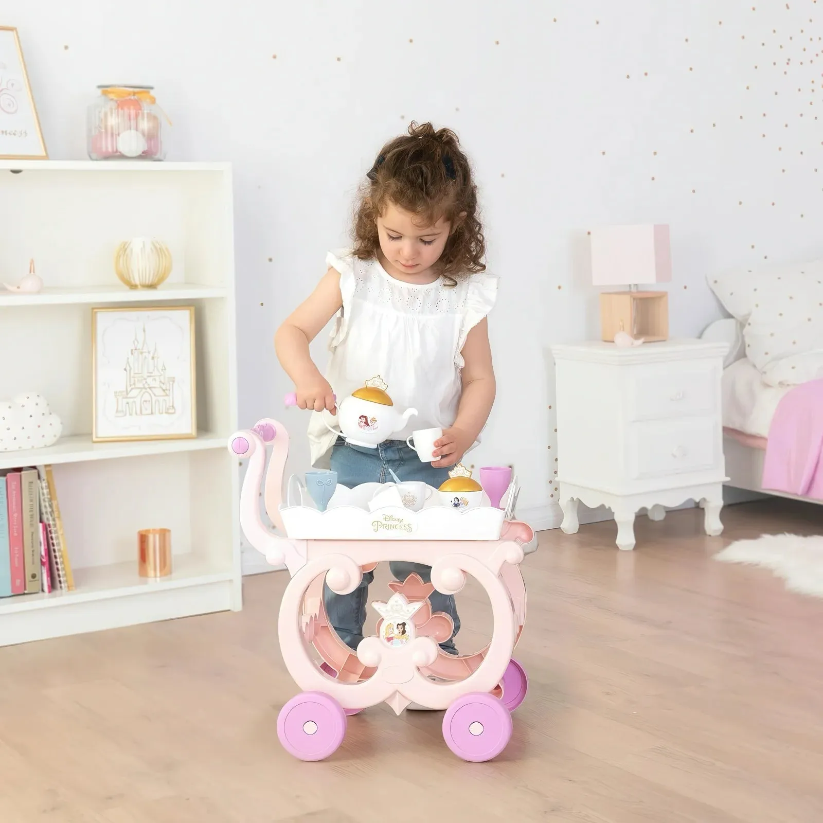 Smoby Disney Princess Tea Set with Trolley