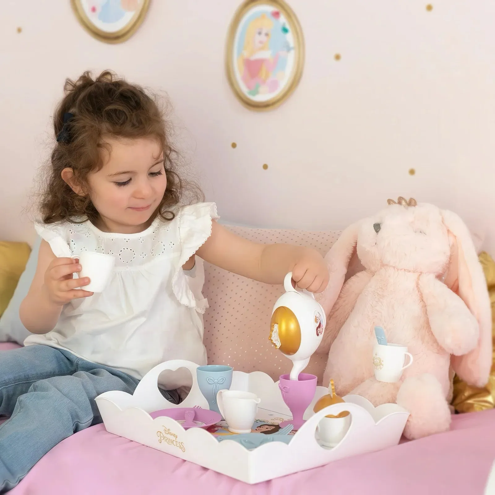 Smoby Disney Princess Tea Set with Trolley