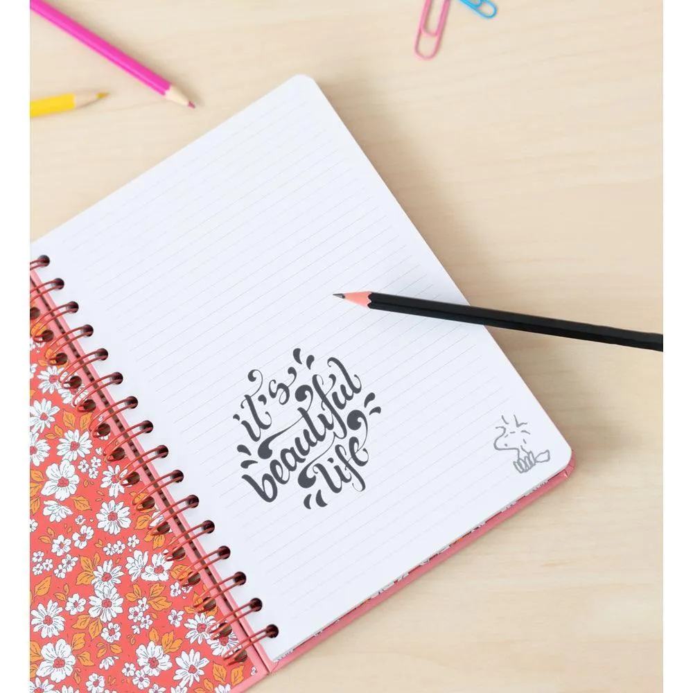 Snoopy Love Yourself A5 Hardcover Notebook