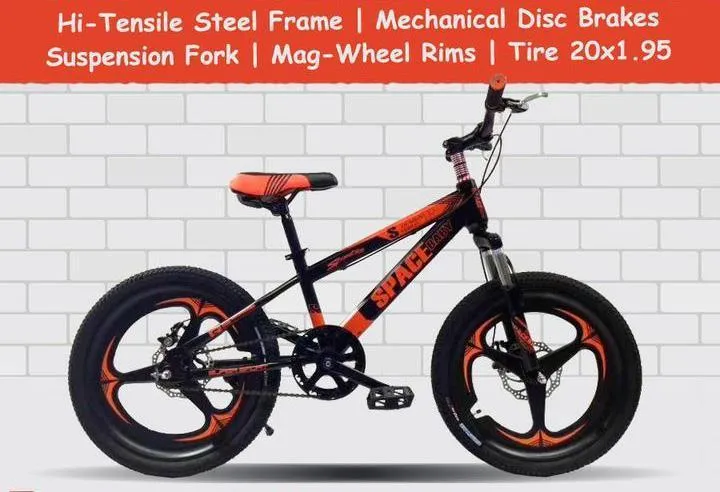 Spacebaby 20-inch BMX Bicycle - Red