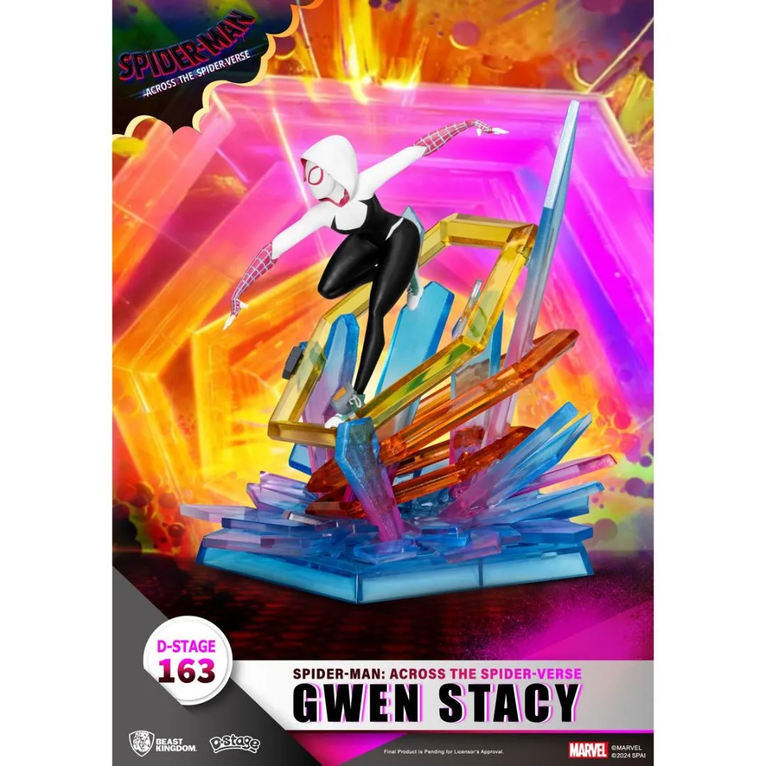 Spider-Man: Across The Spider-Verse Gwen Stacy Ds-163 D-Stage Statue By Beast Kingdom