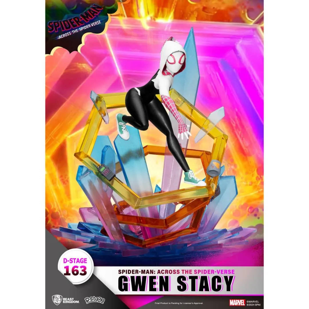 Spider-Man: Across The Spider-Verse Gwen Stacy Ds-163 D-Stage Statue By Beast Kingdom