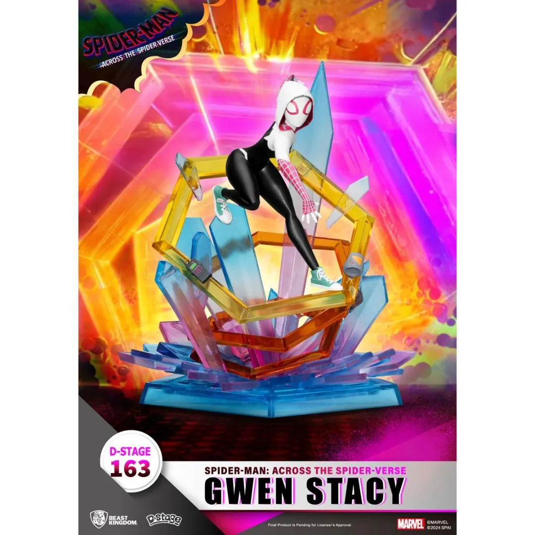 Spider-Man: Across The Spider-Verse Gwen Stacy Ds-163 D-Stage Statue By Beast Kingdom