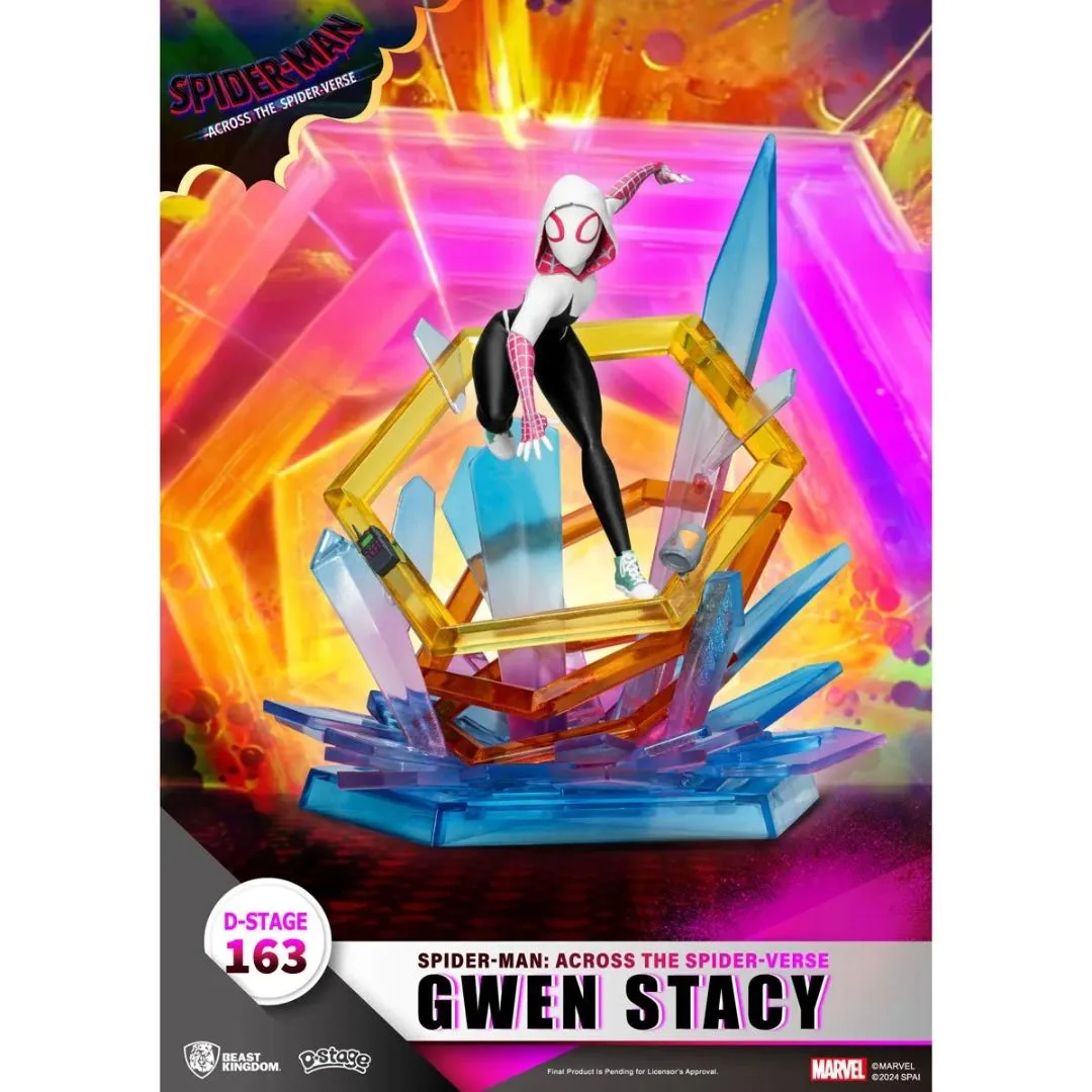 Spider-Man: Across The Spider-Verse Gwen Stacy Ds-163 D-Stage Statue By Beast Kingdom