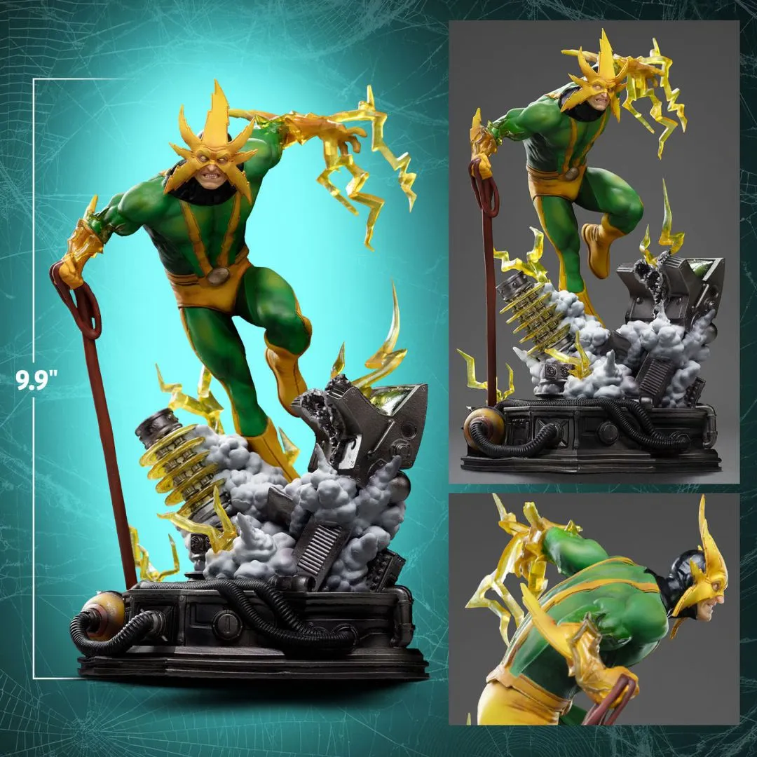 Spider-man Electro Bds Statue By Iron Studios