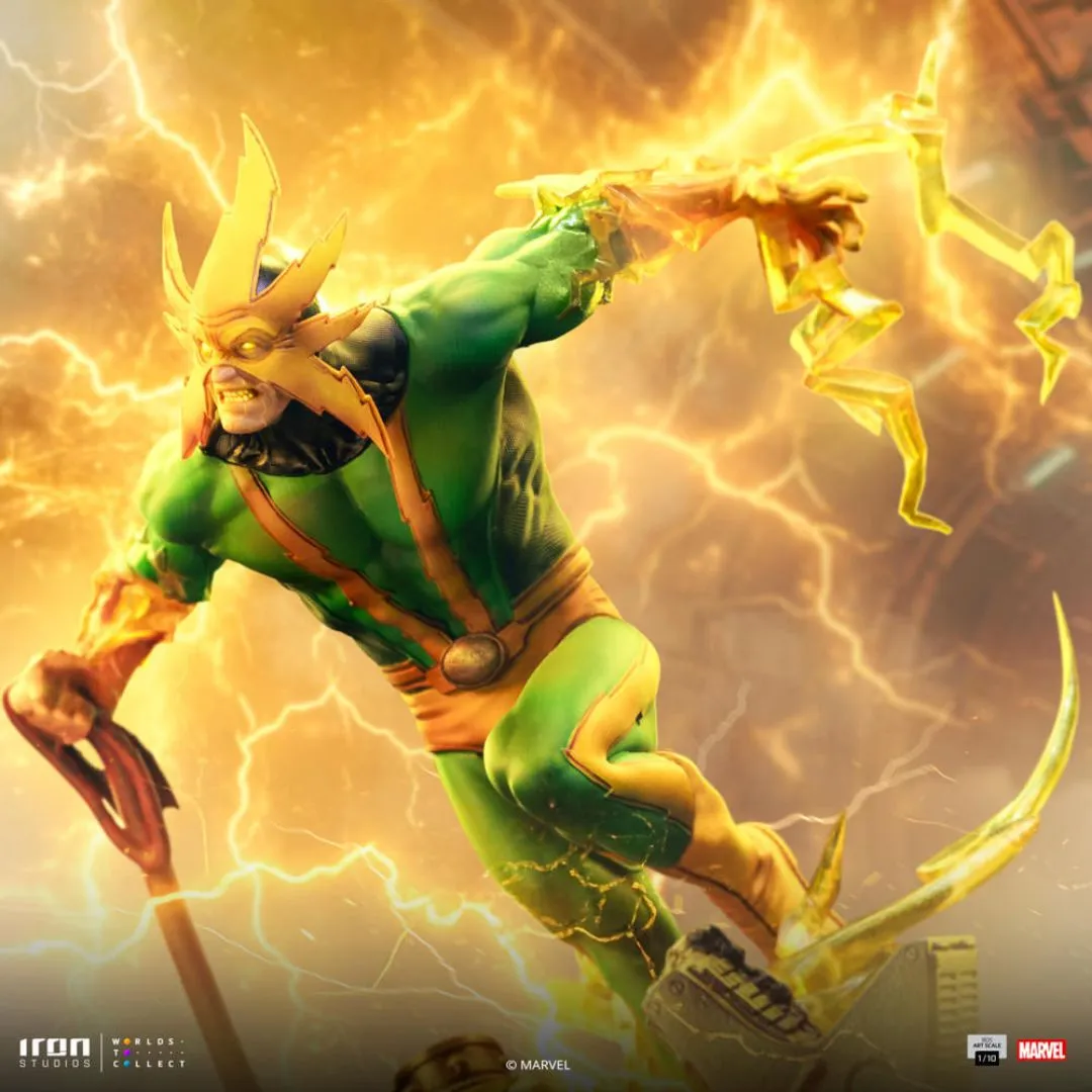 Spider-man Electro Bds Statue By Iron Studios