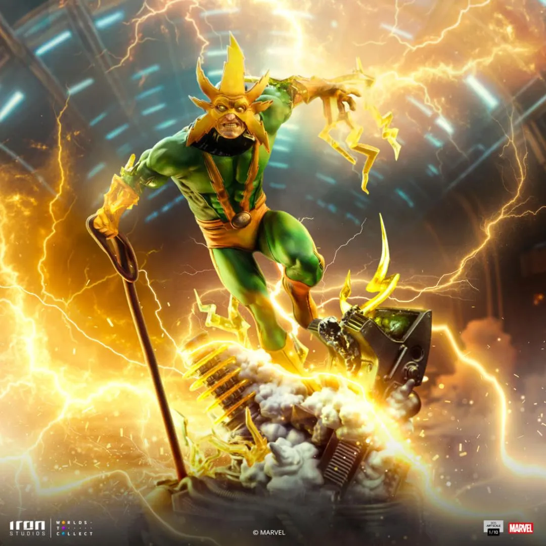 Spider-man Electro Bds Statue By Iron Studios