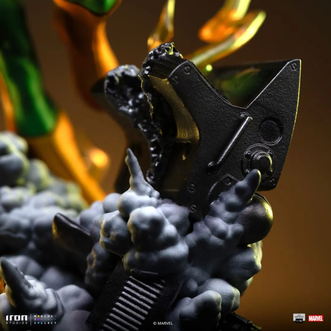Spider-man Electro Bds Statue By Iron Studios