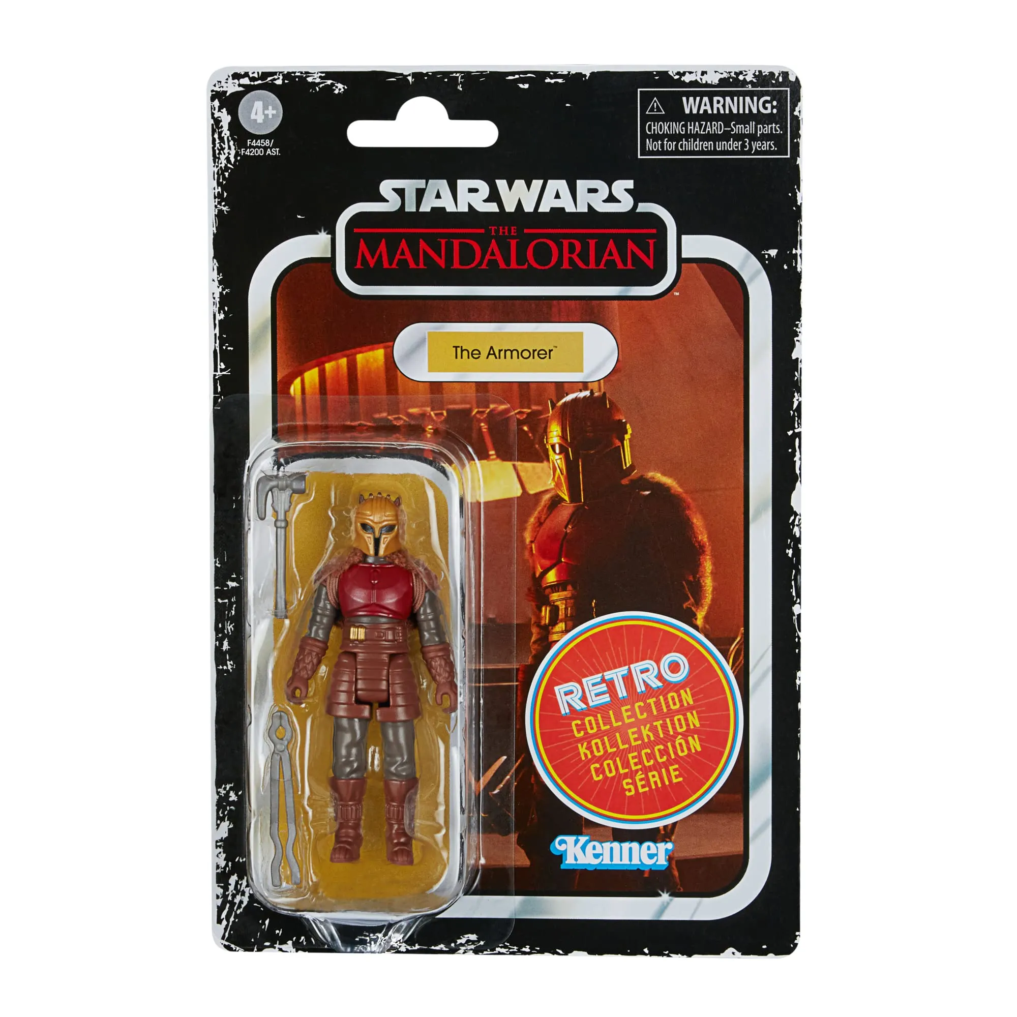 Star Wars Hasbro Retro Collection The Mandalorian - The Armorer 9.5-cm-Scale Action Figure (F4458)