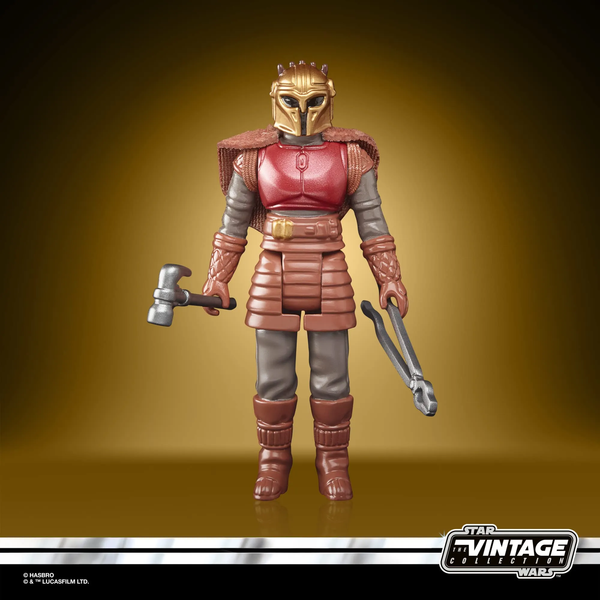 Star Wars Hasbro Retro Collection The Mandalorian - The Armorer 9.5-cm-Scale Action Figure (F4458)