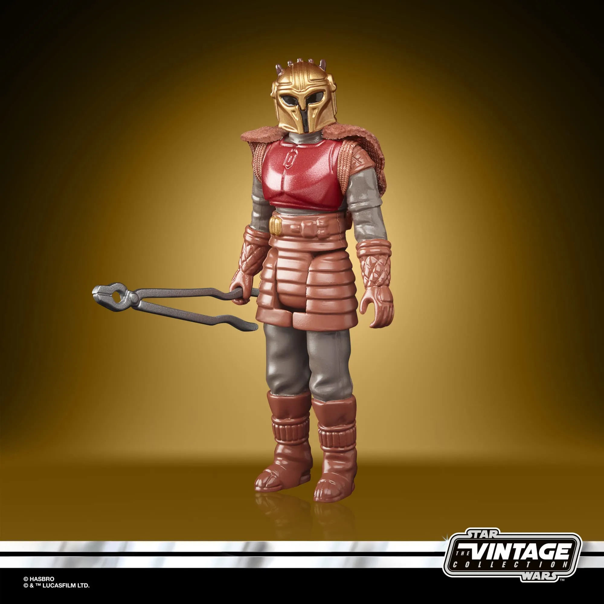 Star Wars Hasbro Retro Collection The Mandalorian - The Armorer 9.5-cm-Scale Action Figure (F4458)