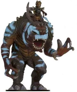 Star Wars Miniatures: 50 Felucian Warrior on Rancor