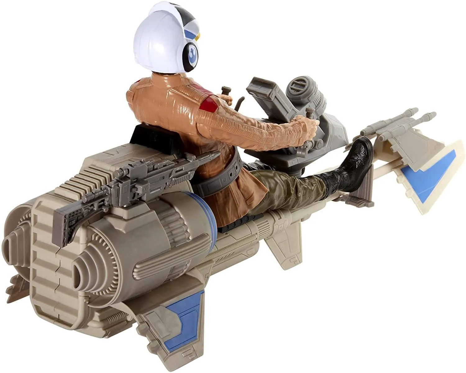 Star Wars The Force Awakens Speeder Bike and Poe Dameron 12-Inch Figure