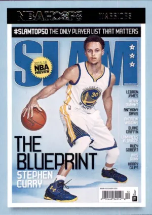 Stephen Curry, Slam, 2021-22 Panini Hoops Basketball NBA