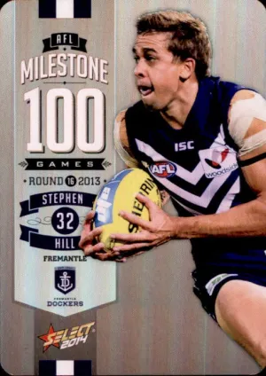 Stephen Hill, 100 Game Milestone, 2014 Select AFL Champions