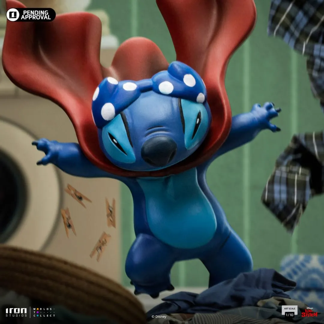 Stitch Laundry Statue By Iron Studios