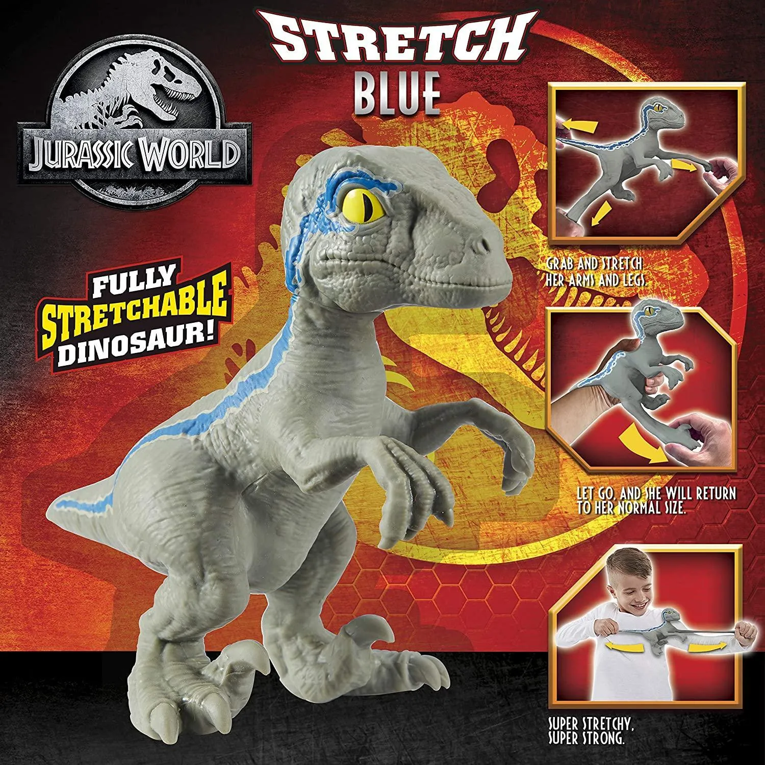 Stretch 7216 Jurassic World Blue Action Figure