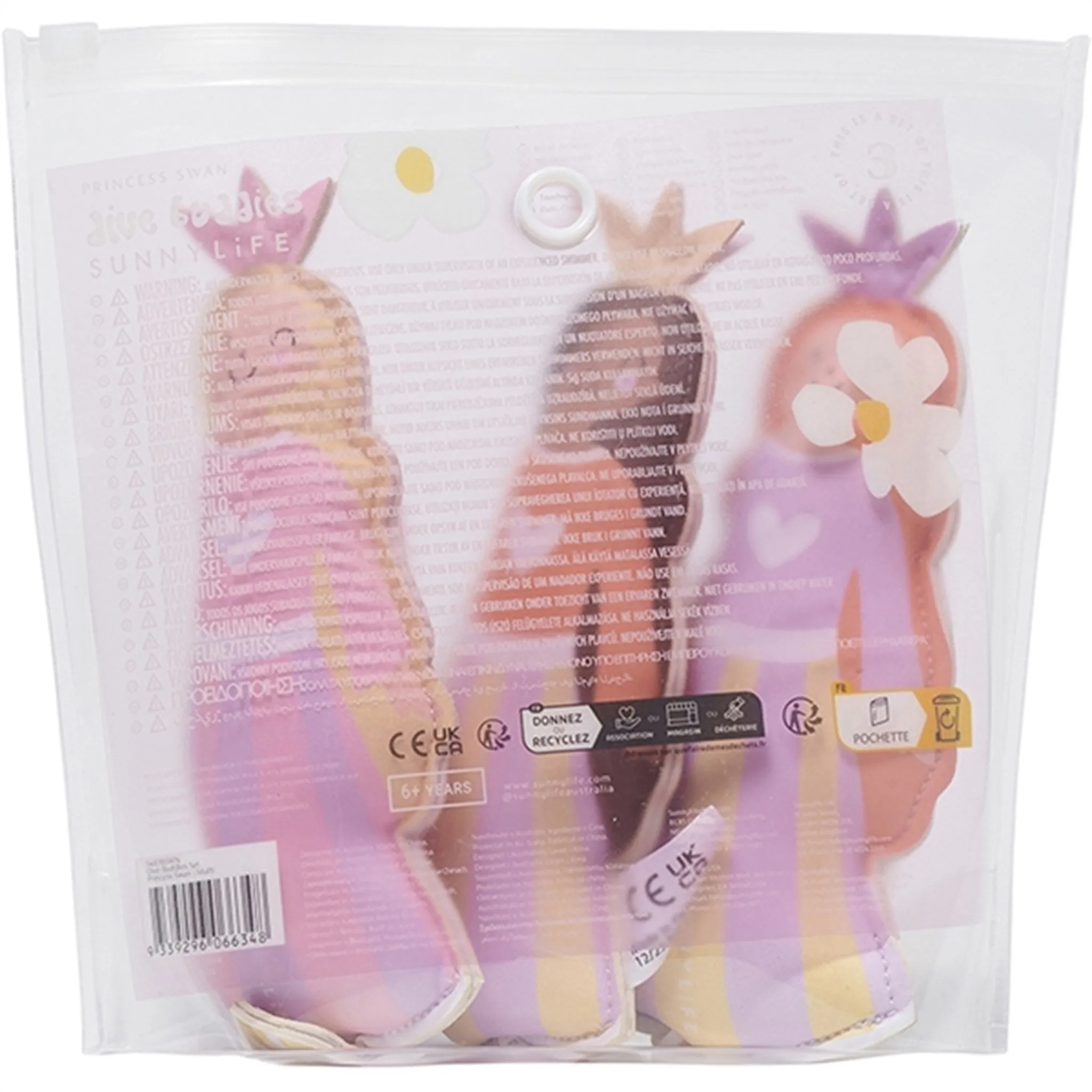 SunnyLife Dive Buddies Princess Swan Multi