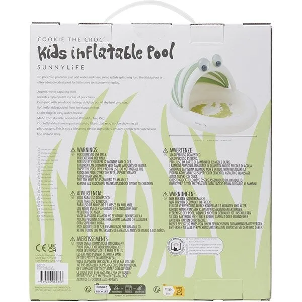 SunnyLife Pool Cookie the Croc Khaki