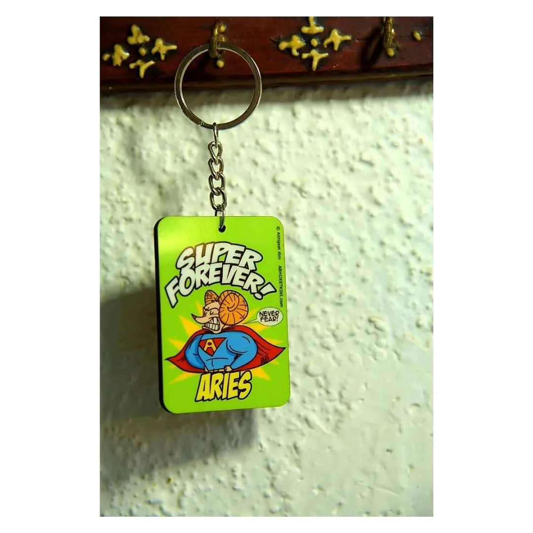 Super Forever Aries Keychain
