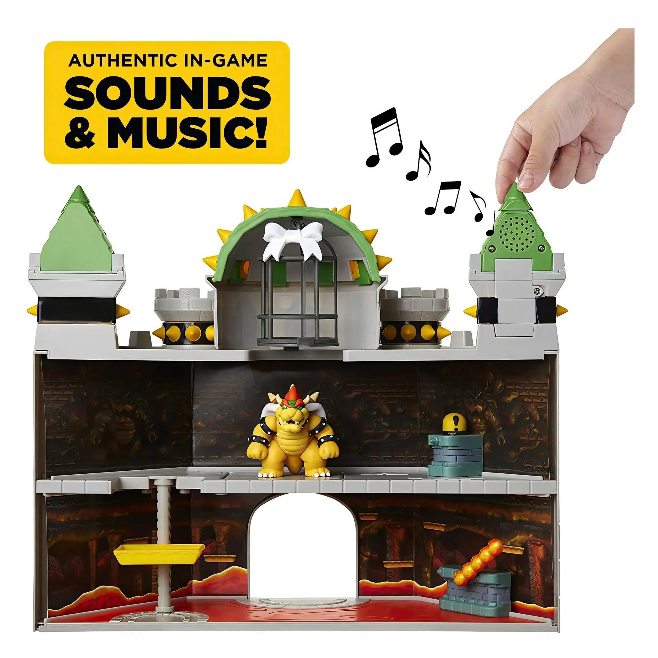 SUPER MARIO Bowsers Castle Deluxe Playset
