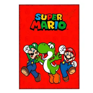Super Mario Bros Polar Blanket